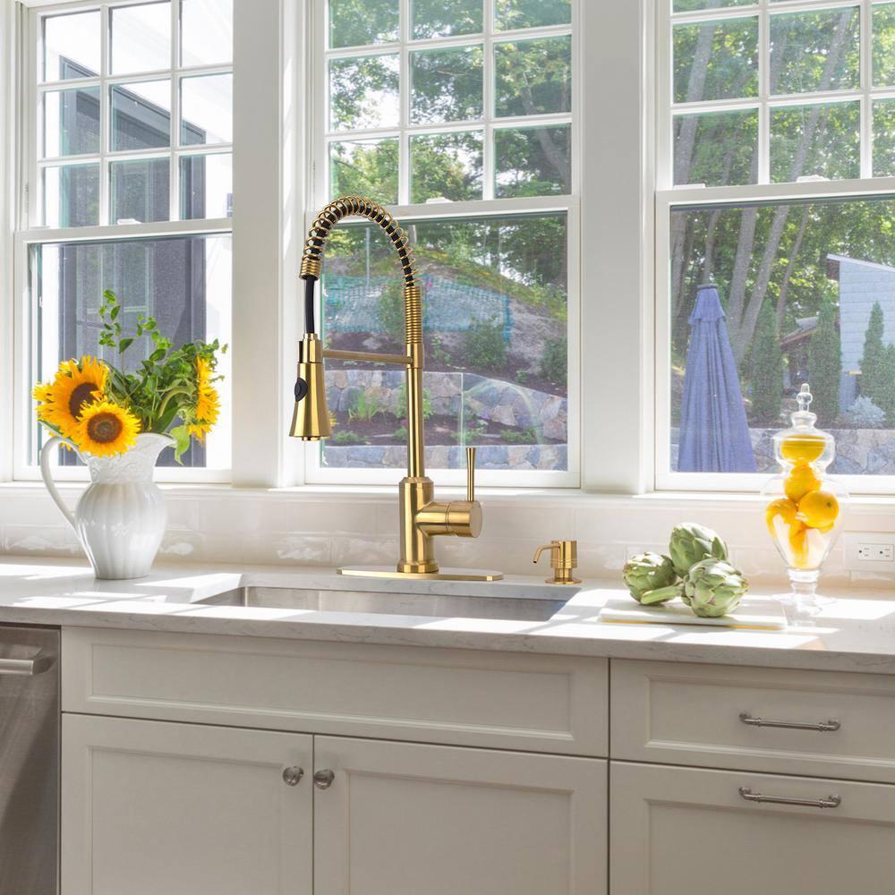 Pull Down Single Handle Kitchen Faucet