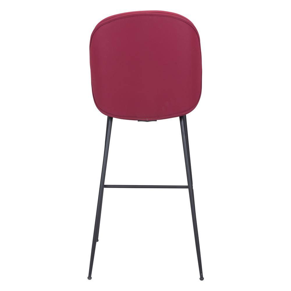 Zuo Miles Barstool Red