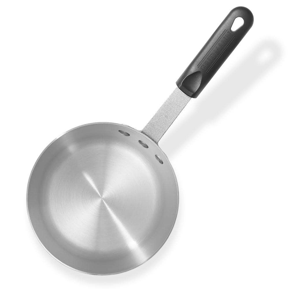 Gridmann 1.5 Qt Tapered Aluminum Sauce Pan with Silicone Handle, NSF Professional Cookware