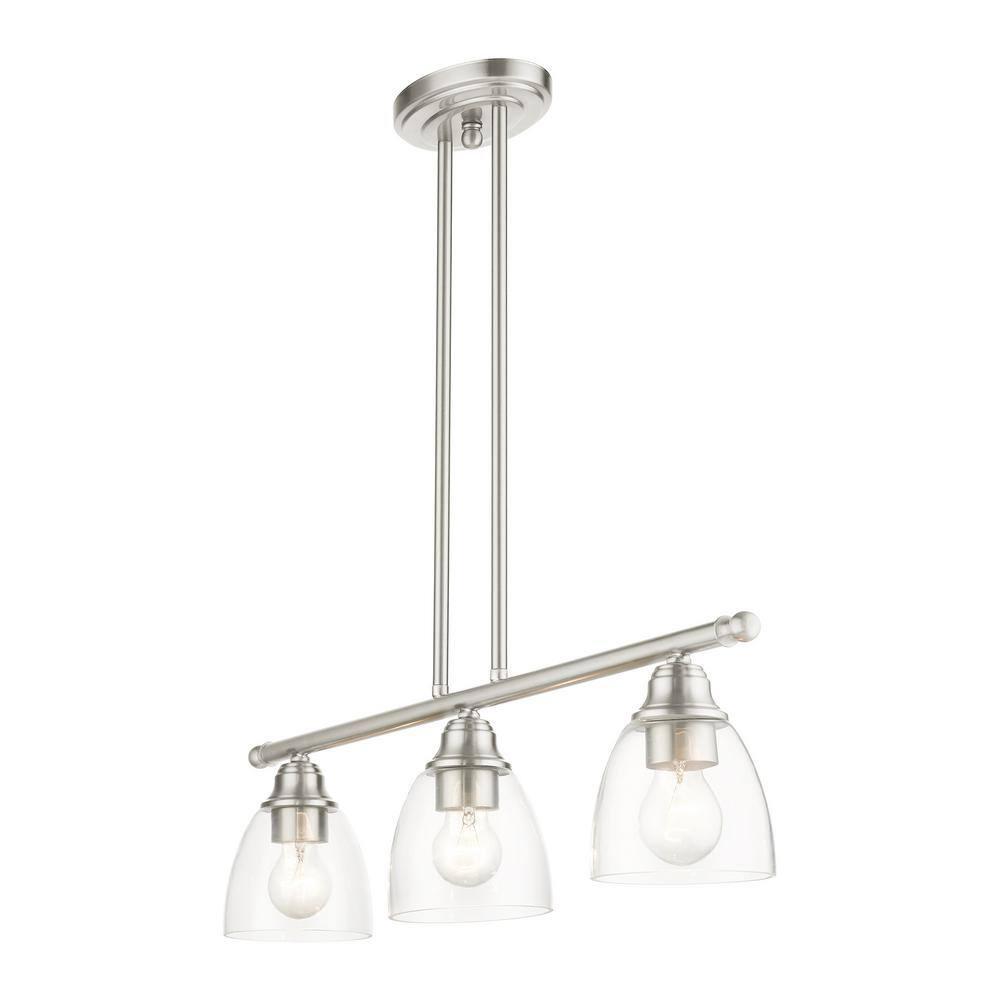 Livex Lighting Montgomery 3 - Light Chandelier in  Brushed Nickel