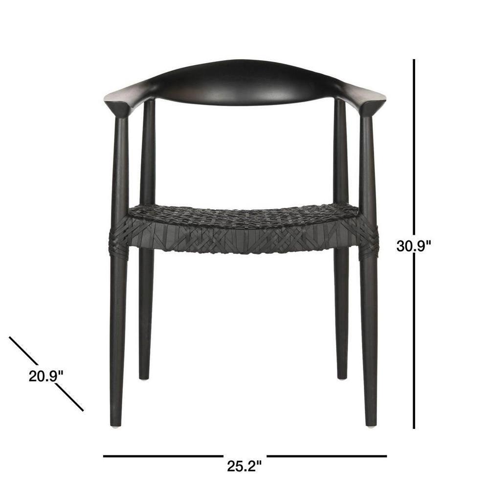 Kazbah Leather Dining Arm Chair