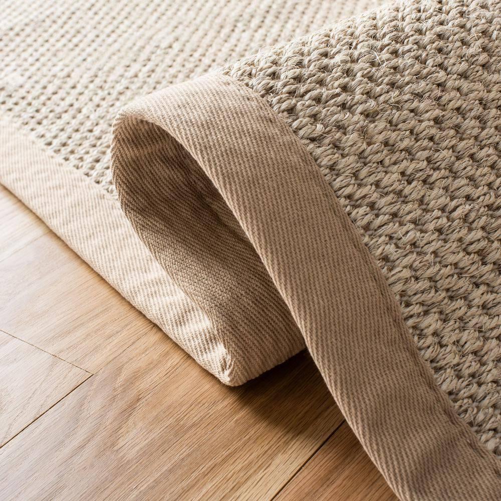 Natural Fiber NF143 Power Loomed Accent Rug - Marble/Linen - 2'x3' - Safavieh.