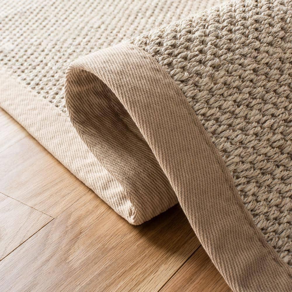 Natural Fiber NF143 Power Loomed Indoor Area Rug - Marble/Linen - 5'x8' - Safavieh