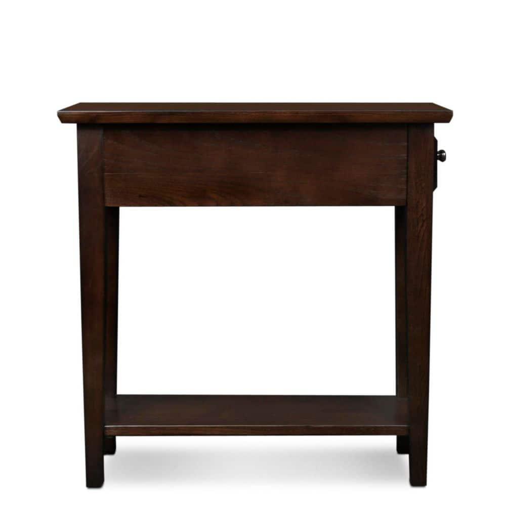 Design House Chairside Table in Chocolate Oak