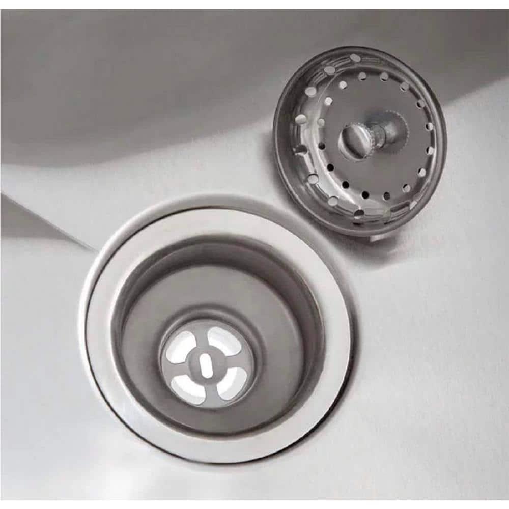 Stainless Steel Utility Sink with Faucet (Bowl Size: 15" X 15"). Restaurant, Kitchen, Laundry. NSF