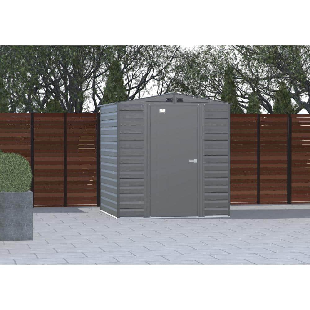 Arrow 6 ft. W x 7 ft. D Galvanized Steel	 Storage Shed