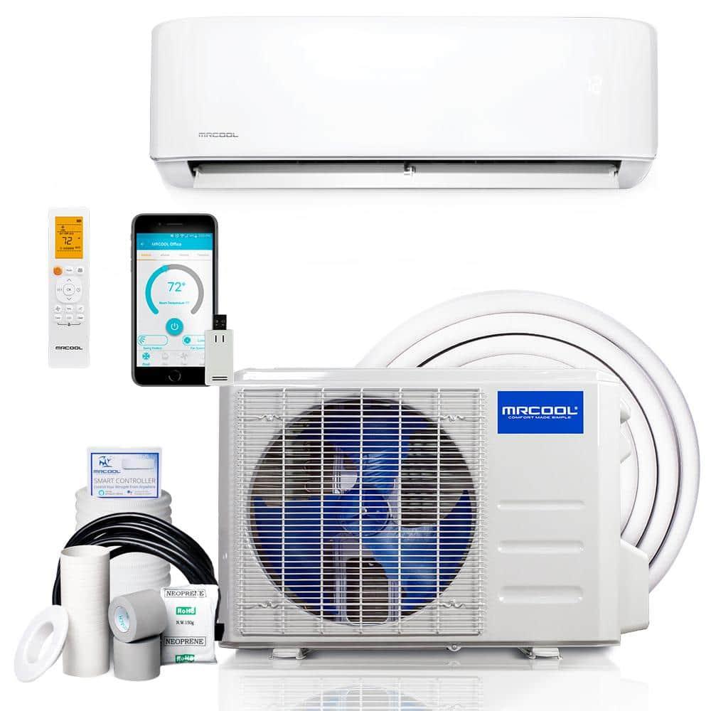 MrCool MRCOOL Advantage 12,000 BTU Ductless Inverter Wall Mount Heat Pump System, White