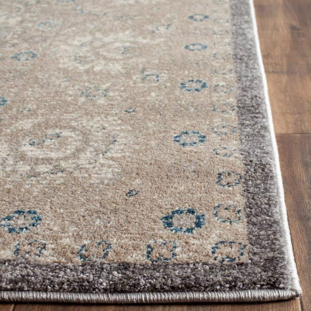 Sofia SOF330 Power Loomed Indoor Area Rug - Light Grey/Beige - 8'x11' - Safavieh.