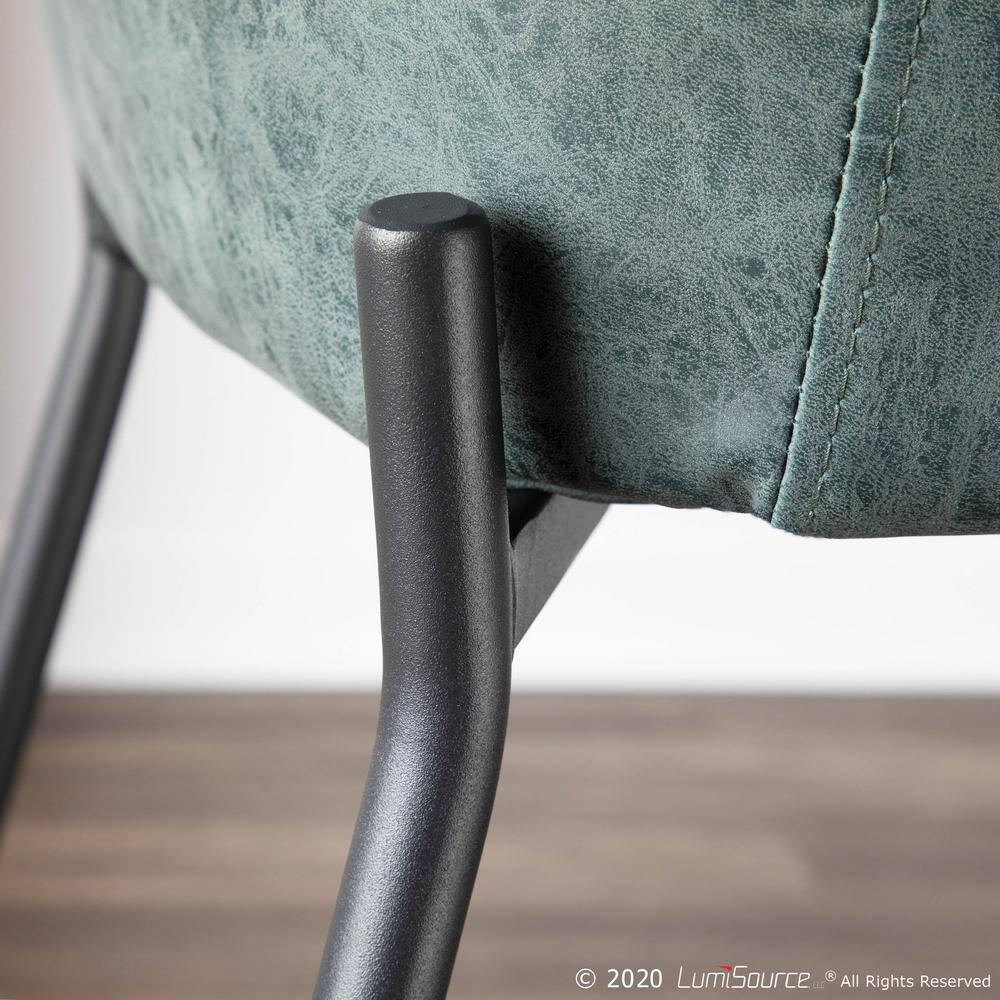 Greely Upholstered Counter Stool with Metal Frame