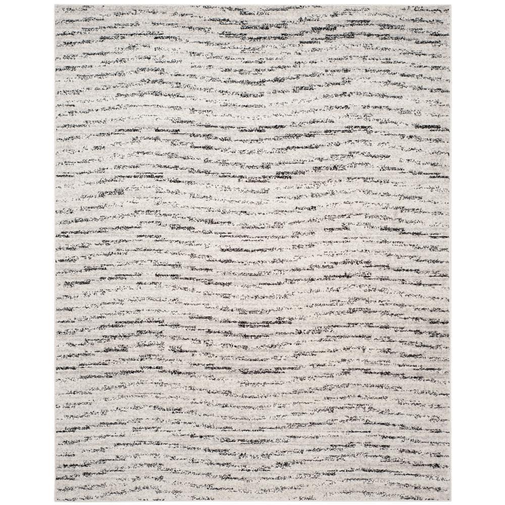 Adirondack ADR117 Machine Made Indoor Area Rug - Ivory/Silver - 8'x10' - Safavieh