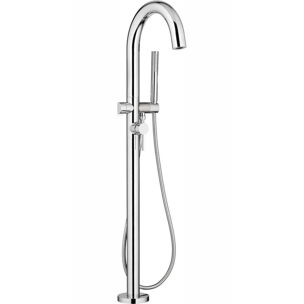 1 Handle Floor Tub Filler with Diverter