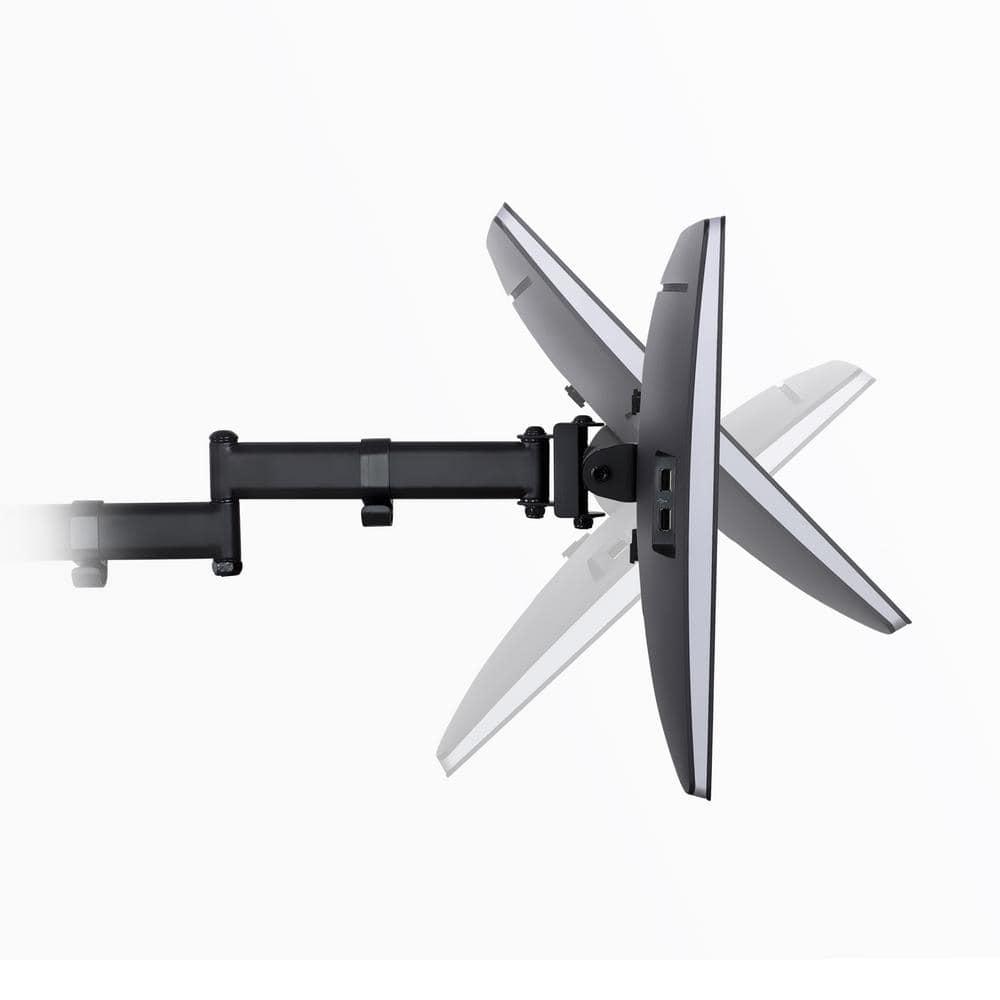 Mount-it Mount-It Full Motion Triple Monitor Mount 3 Screen Desk Stand Fits 13 - 27 in. Computer Monitors