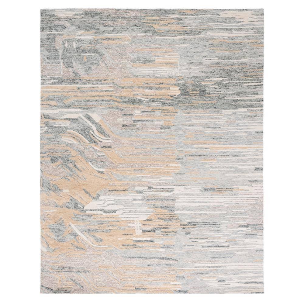 Metro MET902 Hand Tufted Indoor Area Rug - Natural/Gold - 8'x10' - Safavieh