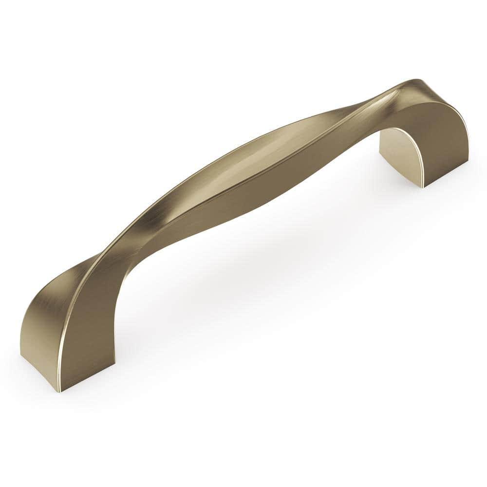 Twist Kitchen Cabinet Handles, Solid Core Drawer Pulls for Cabinet Doors, 3-3/4" (96mm)