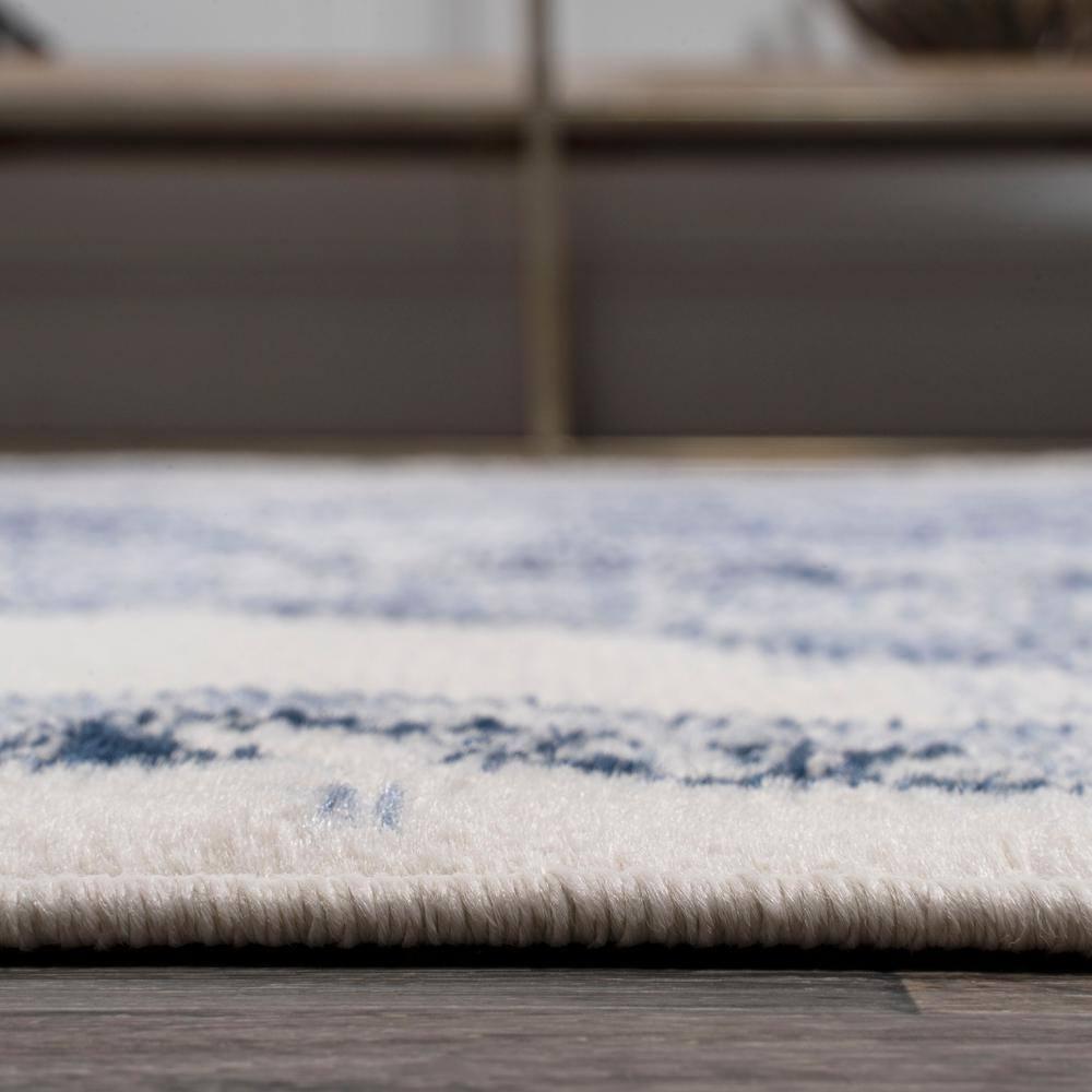 8'x10' Alhambra Ornate Medallion Modern Area Rug, Light Blue/Ivory - JONATHAN Y