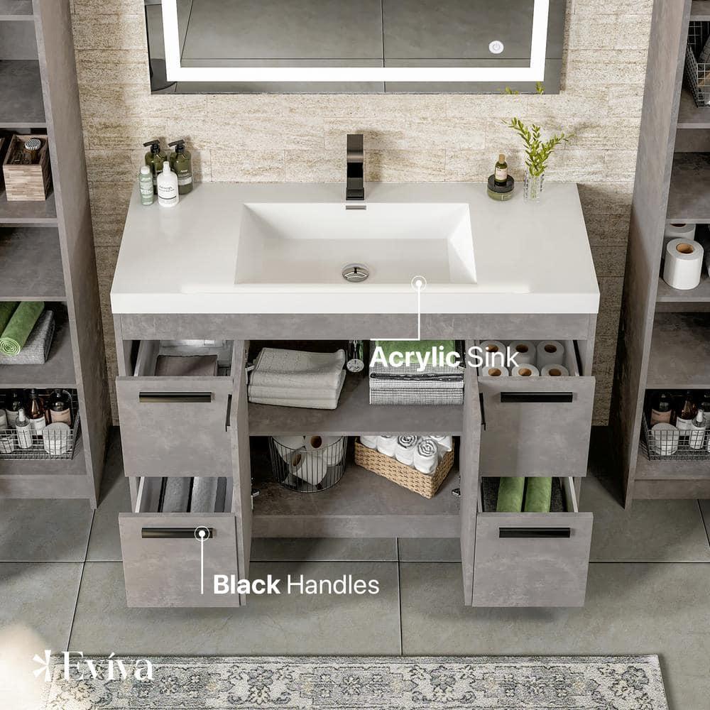Wade Logan® Wauconda 42" Single Bathroom Vanity Set