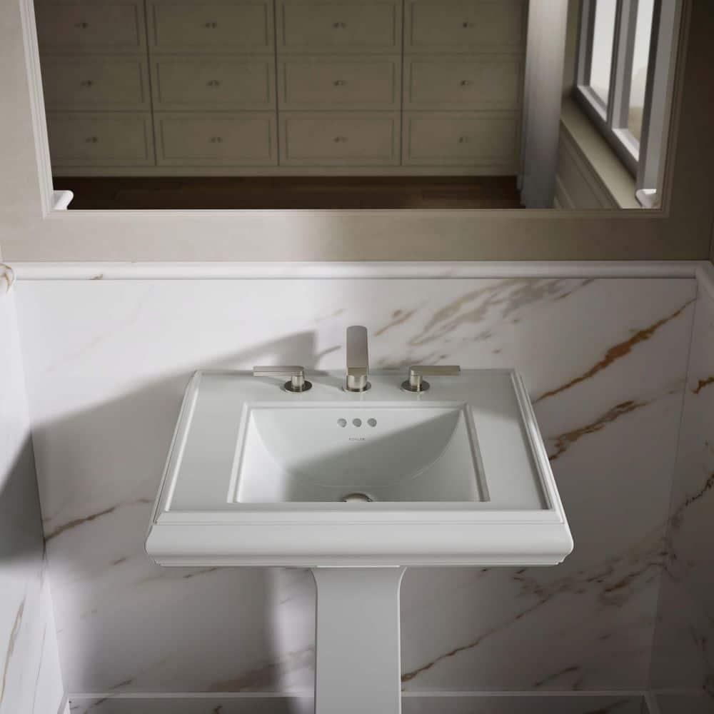 Memoirs®Pedestal Tall Bathroom Sink with Overflow