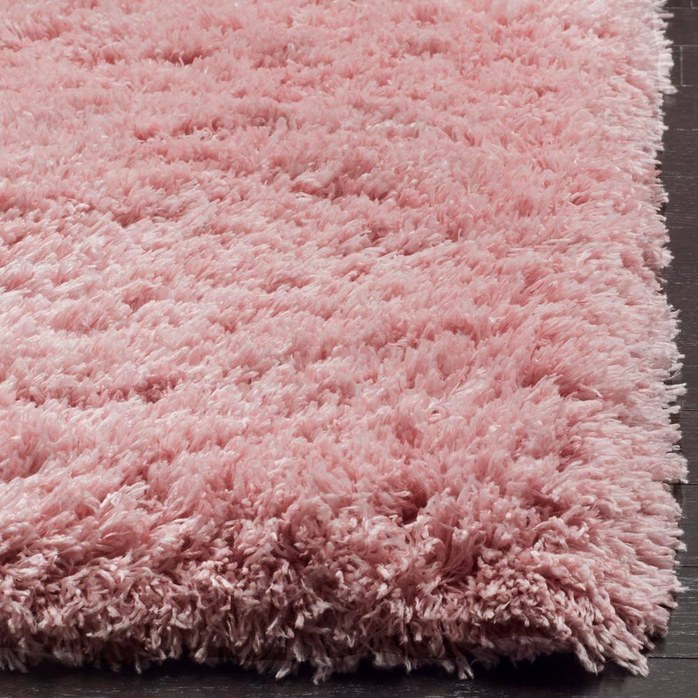 Polar Shag PSG800 Power Loomed Indoor Area Rug - 5'1"x7'6" - Light Pink - Safavieh