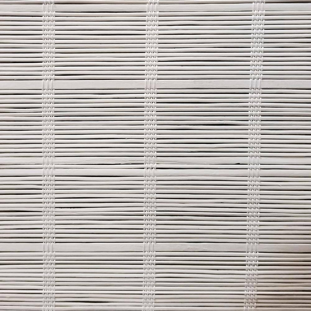 Radiance Bayshore 46-in Cordless White Roman Shade