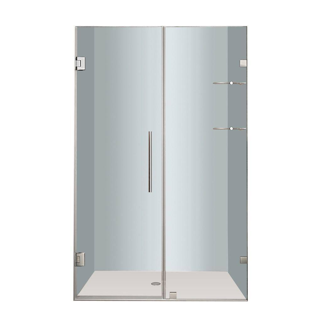 Aston Nautis GS Hinged Frameless Shower Door SDR990-CH-45-10