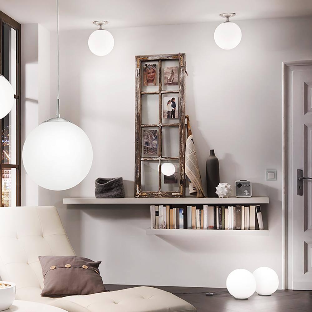 Eglo USA Rondo 8526 Opal Glass Hanging Pendant Light