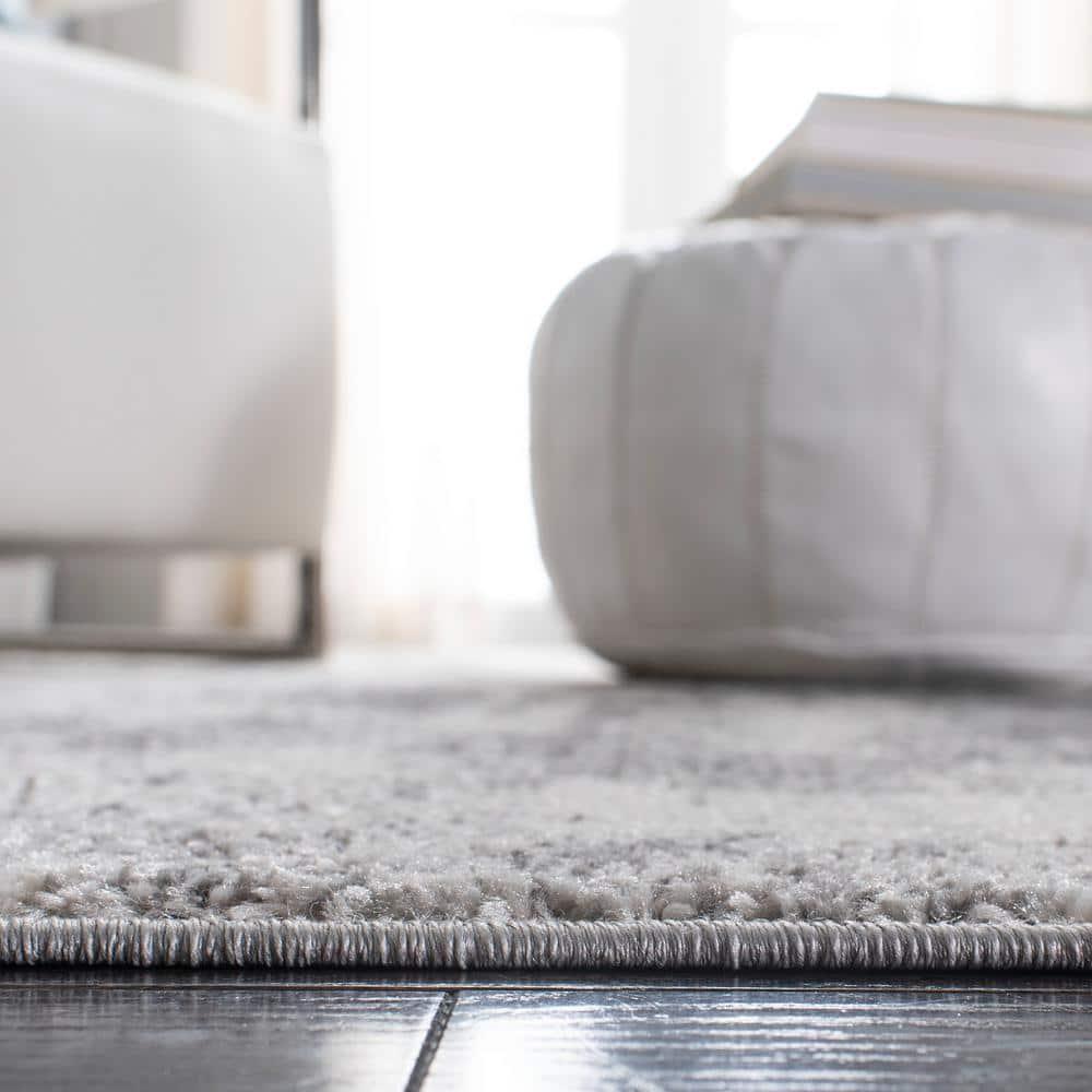 Tulum TUL232 Power Loomed Area Rug - Ivory/Charcoal - 4'x6' - Safavieh.