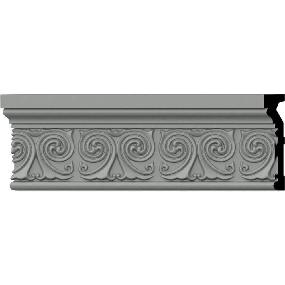 Ekena Millwork Ralston 4.63'' H x 95.88'' W x 1'' D Urethane Chair Rail