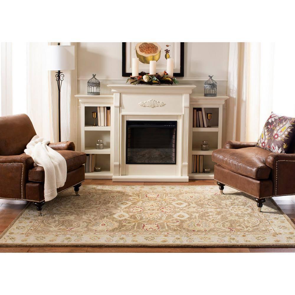 Anatolia AN522 Hand Tufted Indoor Accent Rug - Tan/Ivory - 3'x5' - Safavieh