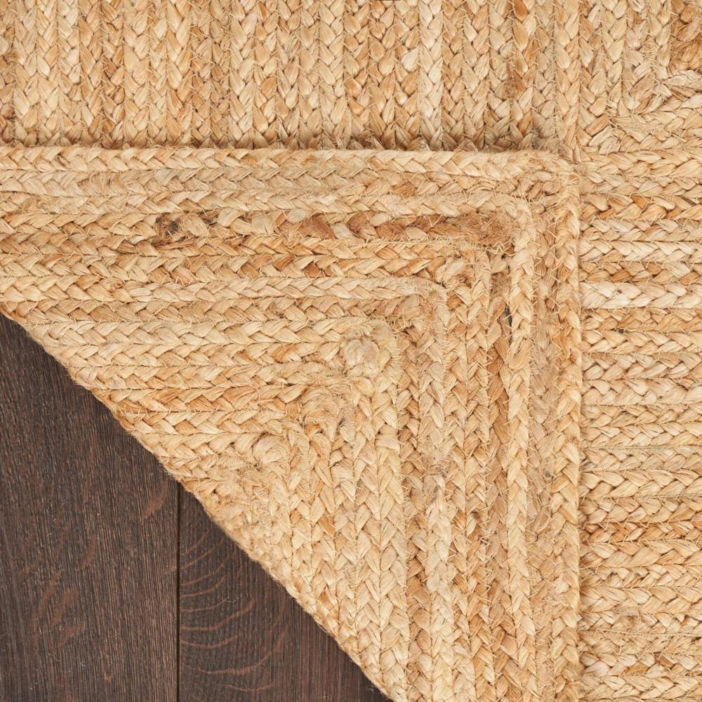 Nourison Handwoven Natural Jute Indoor Area Rug Natural 4' x 6'