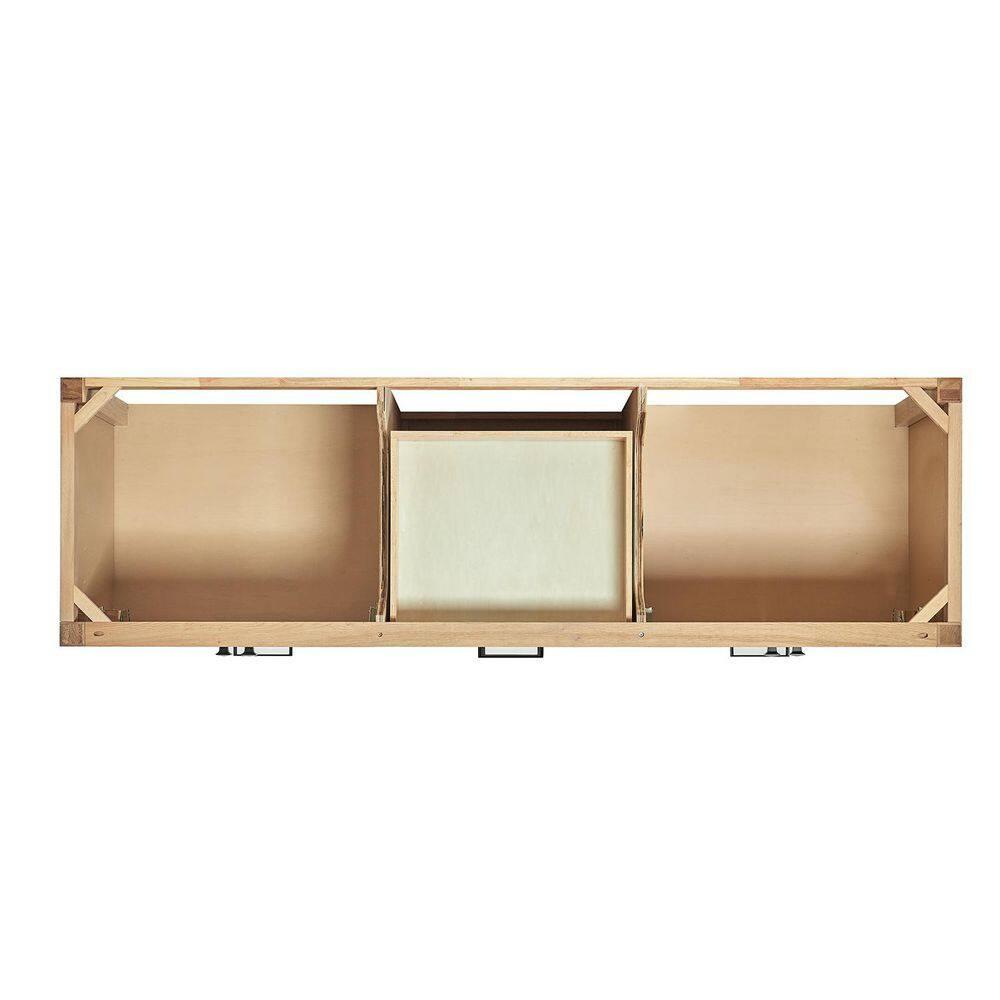 Cambridge 72'' Double Bathroom Vanity with Carrara Marble Top
