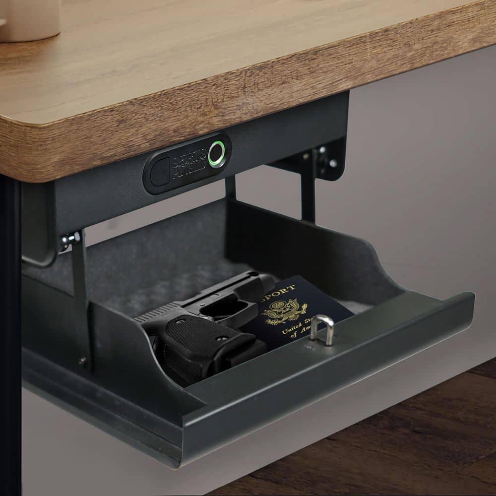 Home Defense Quick Access Drop Action Gun Safe with Biometric Lock