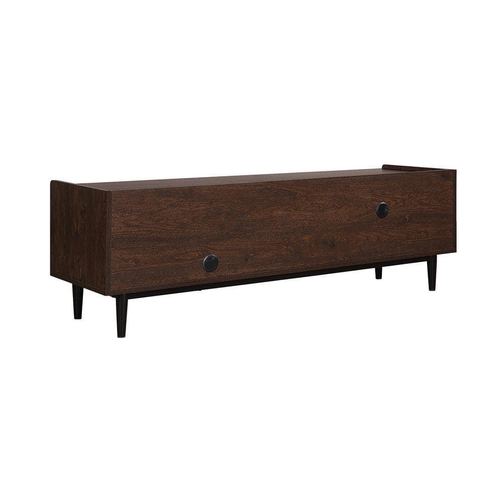 Duane Modern Ribbed TV Stand: Fits up to 55" Screens, Cable Management - Manhattan Comfort