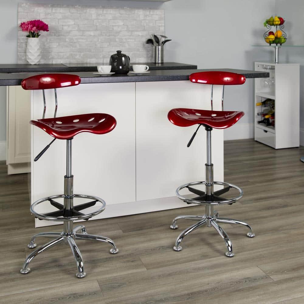 Flash Furniture Monroe Adjustable Height Swivel Bar Stool