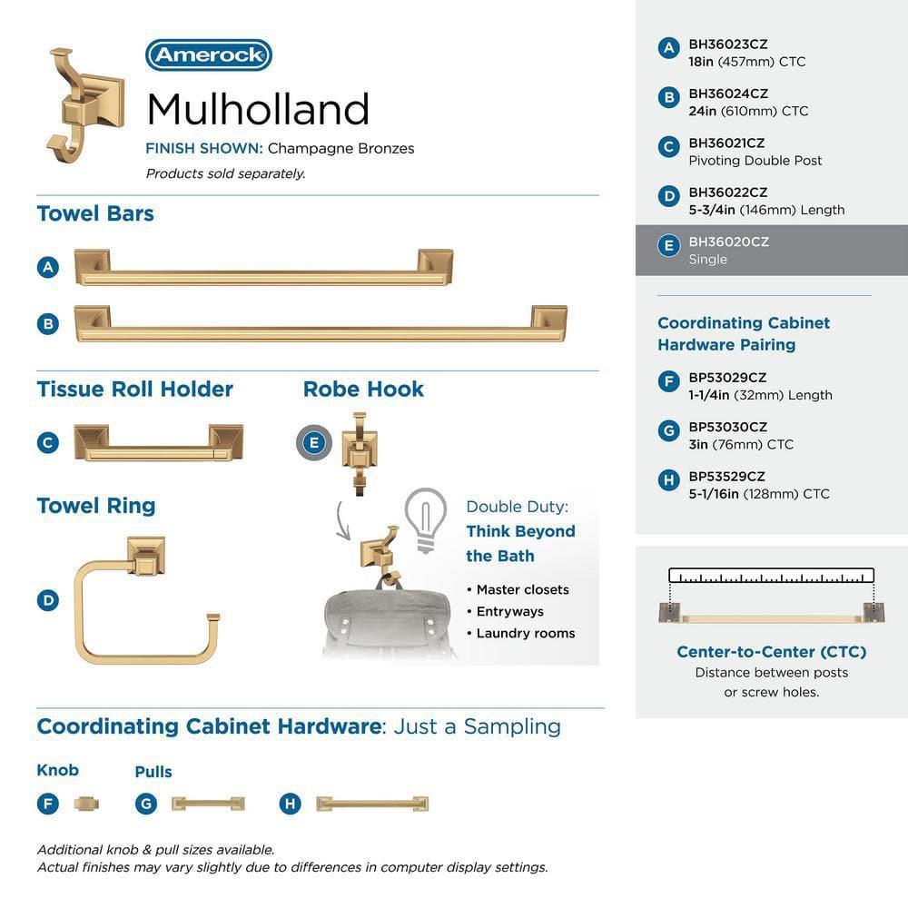 Mulholland Wall Mounted Robe Hook