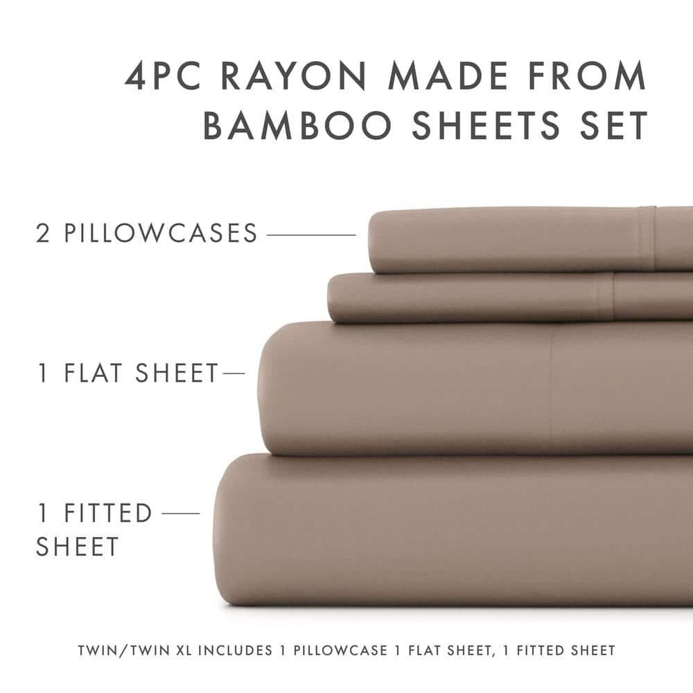 RE/FINE™ Sheet Set Cooling 100% Rayon From Bamboo Silky Soft Bedding