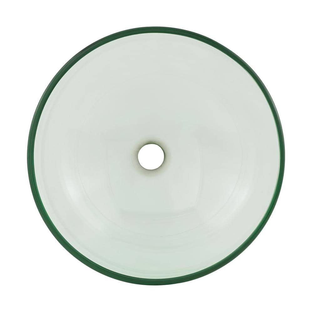 Cascade 16.5 Glass Vessel Sink with Faucet