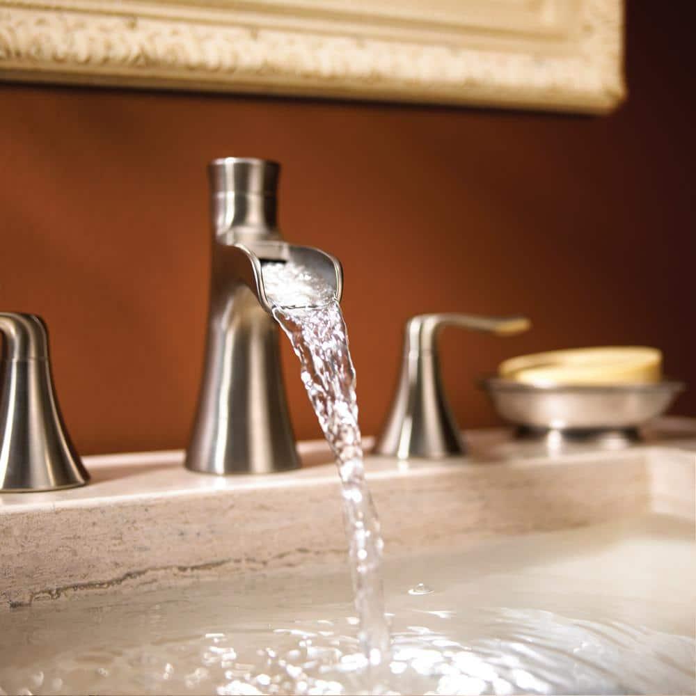 Speakman SB-1221-E-BN Caspian Widespread Bathroom Faucet with  Drain Assembly