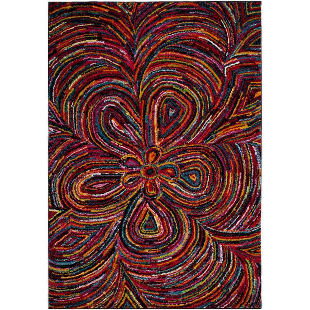 Aruba ARB503 Power Loomed Indoor Area Rug - Multi - 4'x6' - Safavieh