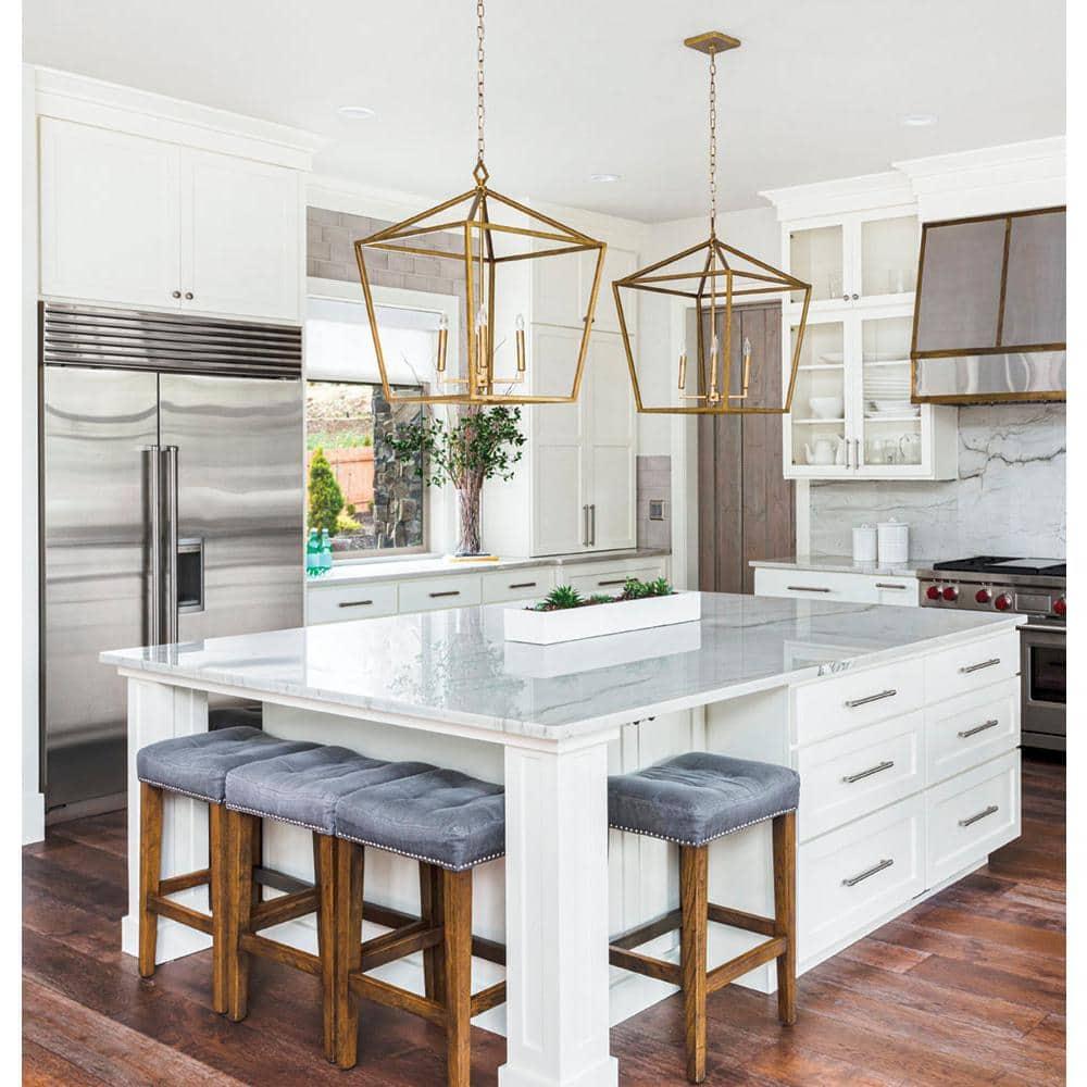 Millennium Lighting 4 - Light Pendant in  Vintage Gold