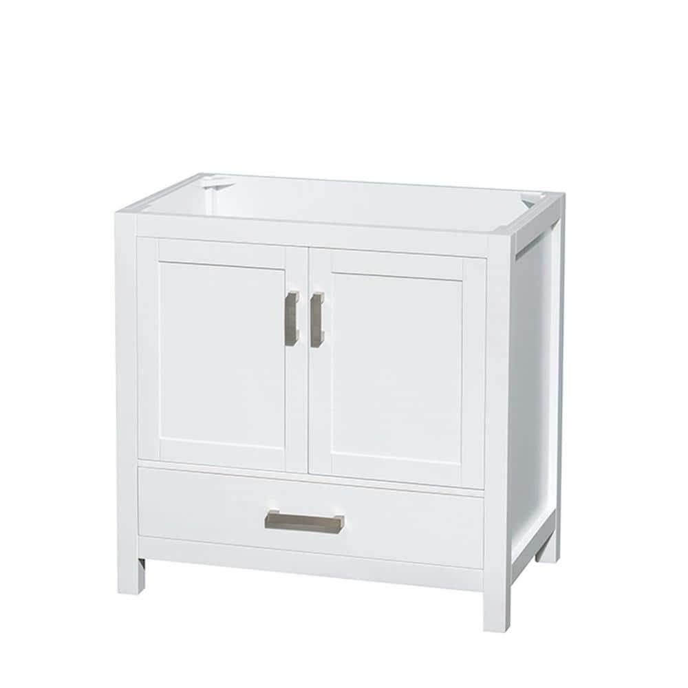 Wyndham Collection Sheffield 35" Freestanding Single Vanity Base Only