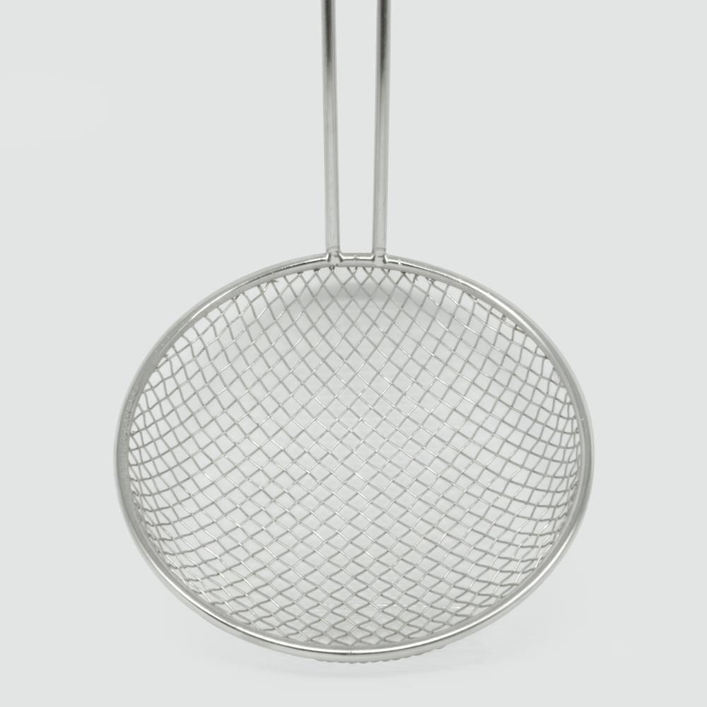 5.5" Stainless Steel Wire Strainer W/Stay Cool Black Handle