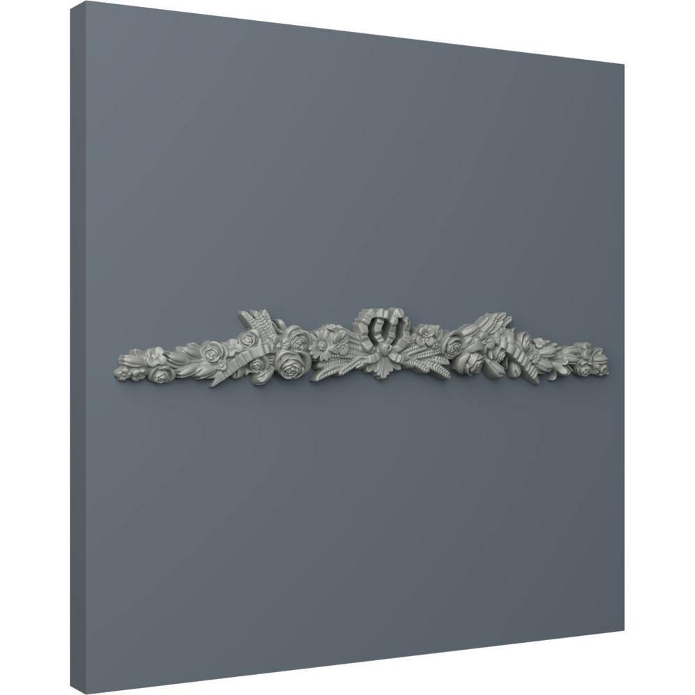 Viceroy 6'' H x 48'' W x 2.25'' D Urethane Onlay Scroll