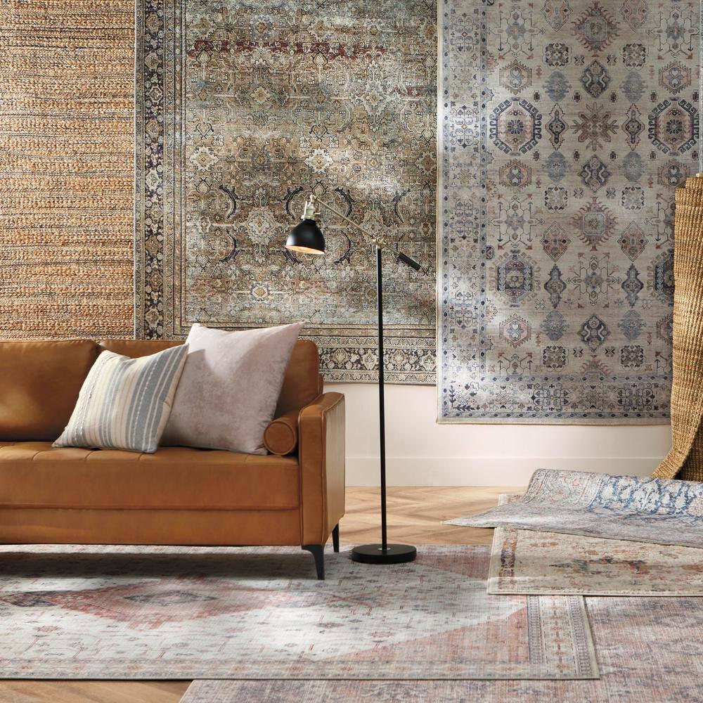 Loloi II Hathaway Printed Oriental Beige / Multi Area Rug