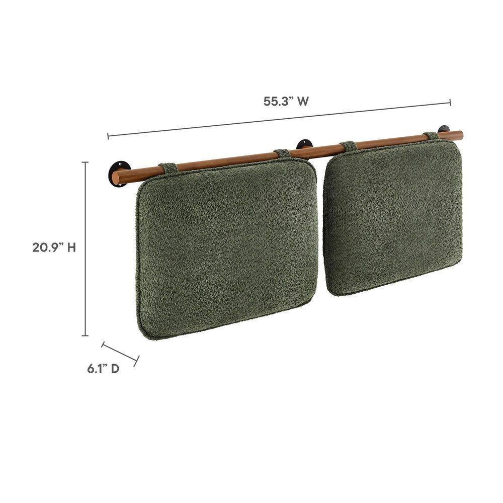 Modway Anela Wall-Mounted Chenille Upholstered Headboard