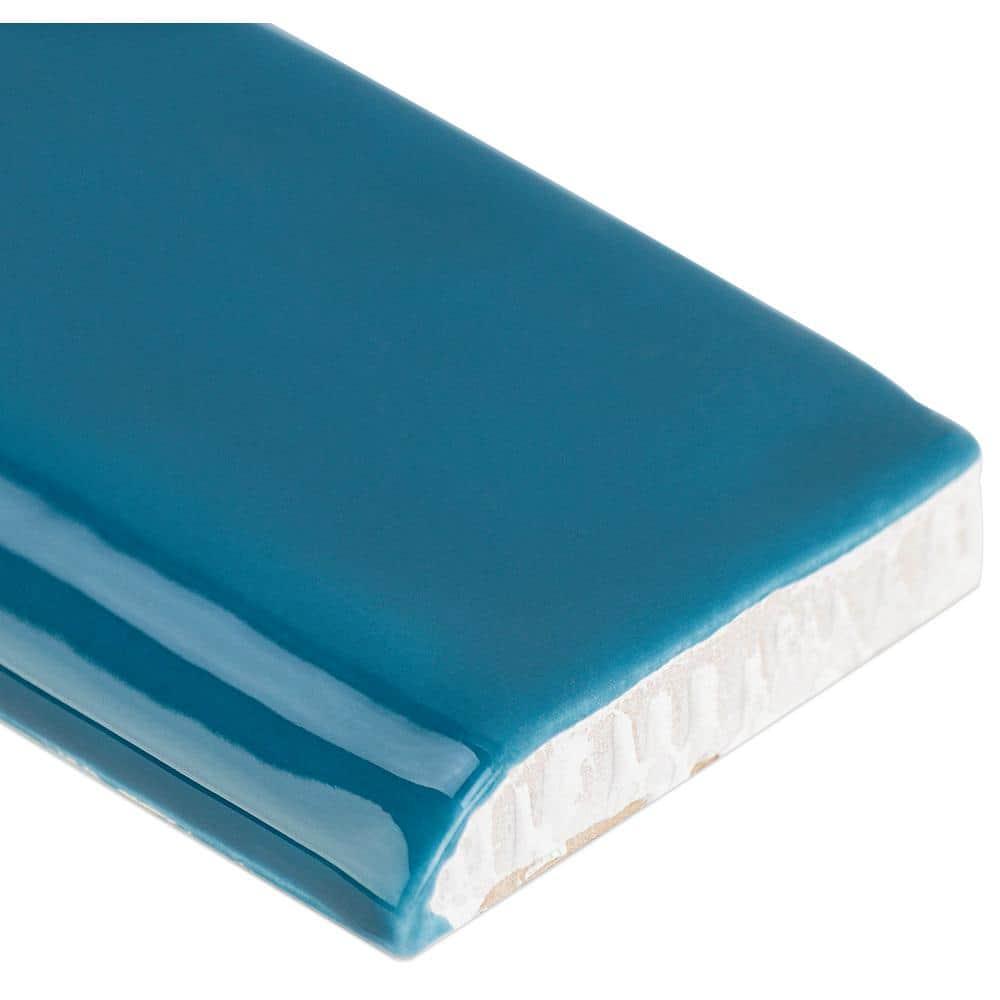 Bond Tile Brookline 10" x 2" Ceramic Bullnose Wall Tile Trim