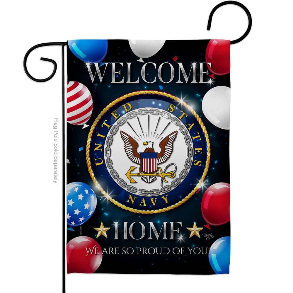 Breeze Decor Double Sided 18.5'' H x 13'' W Polyester Garden Flag