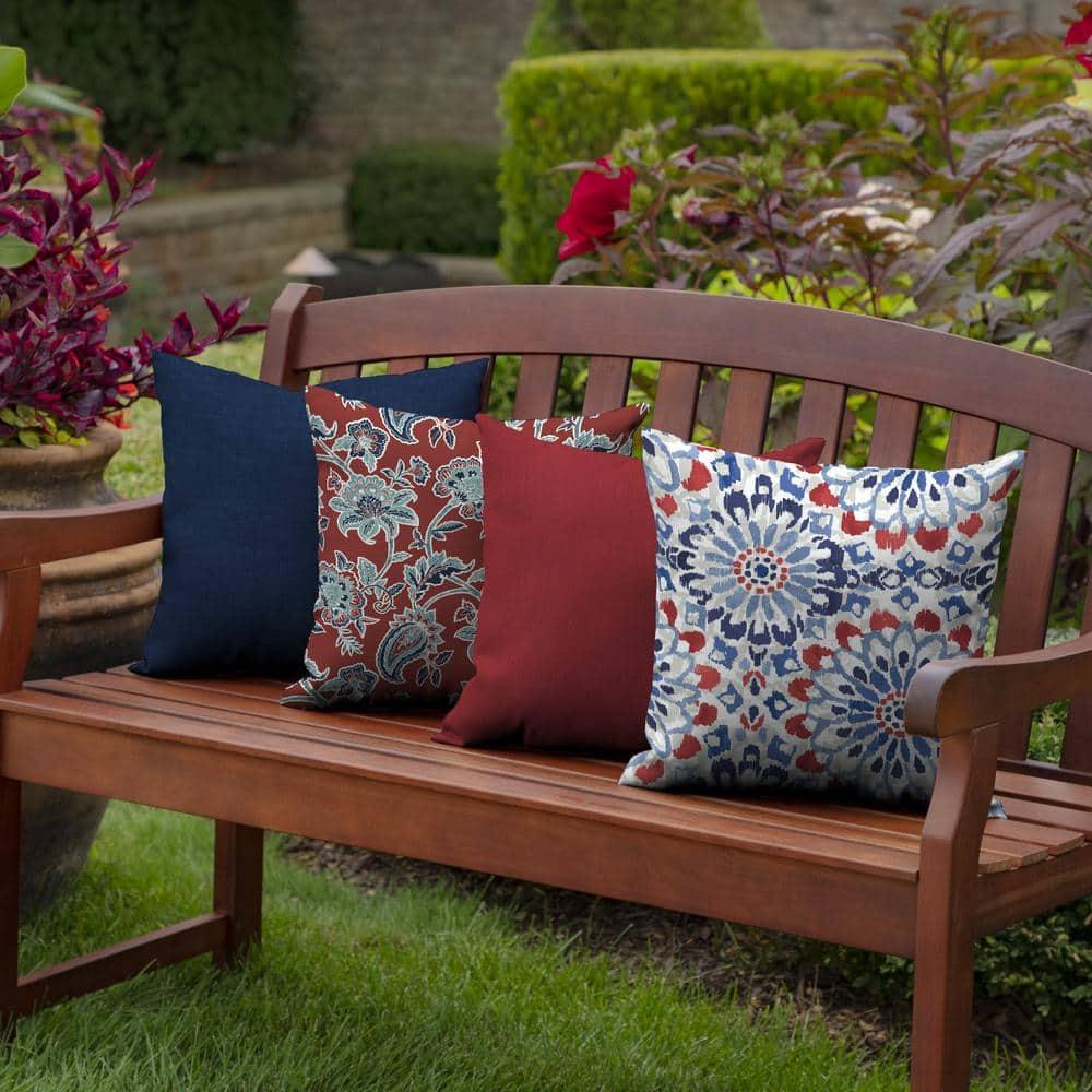 ARDEN Ruby Outdoor Square Pillow Cover & Insert