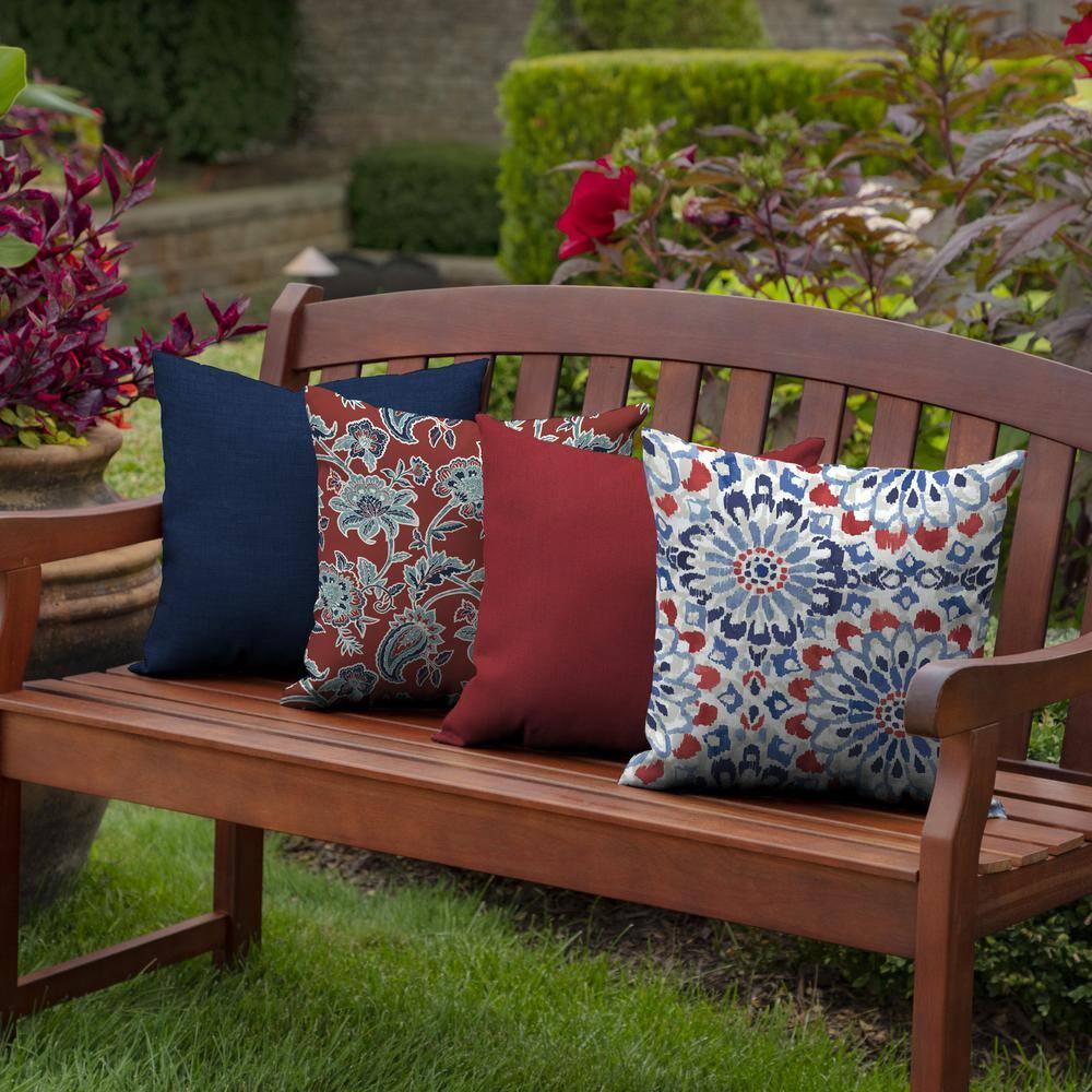 ARDEN Ruby Outdoor Square Pillow Cover & Insert