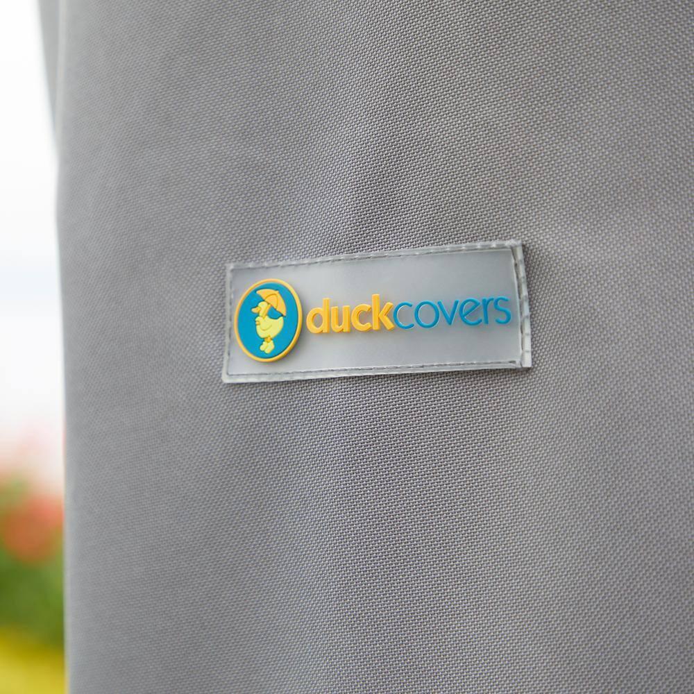 Duck Covers Soteria Waterproof 82 Inch Double Wide Patio Chaise Lounge Chair Cover