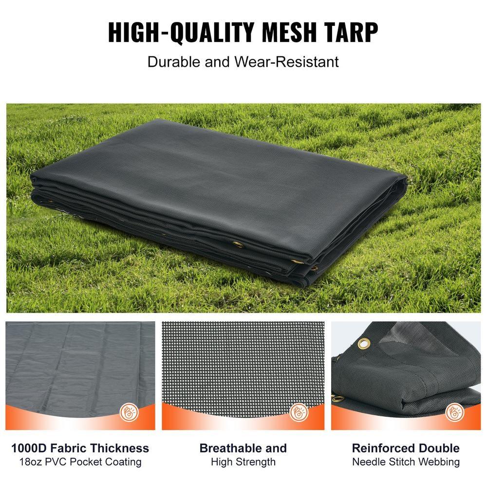 VEVOR 1'' Polyester Cover Retractable Trailer Awning